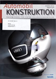 Automobil Konstruktion title story about Audi Snook