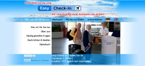 Easy Check-In Homepage Design