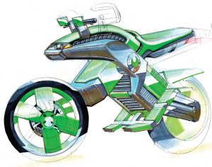 Hybrid Motorcycle OFX