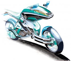 Hybrid Motorcycle OFX